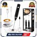 Electric Rechargeable Handheld Coffee Mixer - Perfectly Blend Your Brews With Ease.