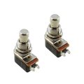 Miwayer 5/10Pcs Momentary Soft Guitar Footswitch - 12mm Thread, 2 Pin SPST NO, Quiet Push Button for Amp, DIY Pedal Projects. 