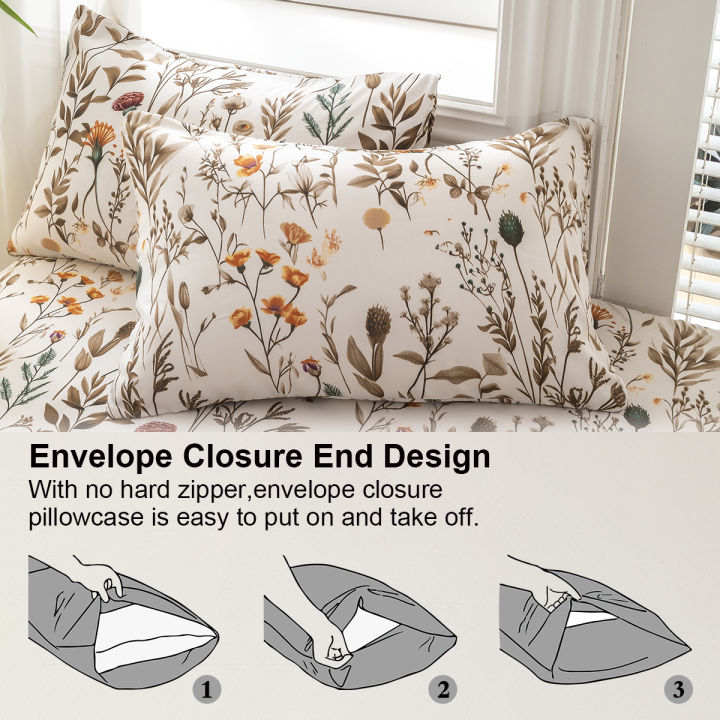3pcs/set%20Leaf%20Floral%20Pattern%20Duvet%20Cover%20Set(1%20Duvet%20Cover%20&%202%20Pillowcase%EF%BC%89Soft%20And%20Skin-Friendly%20Duvet%20Cover%20Bedding%20Set%20For%20-%20Image%203