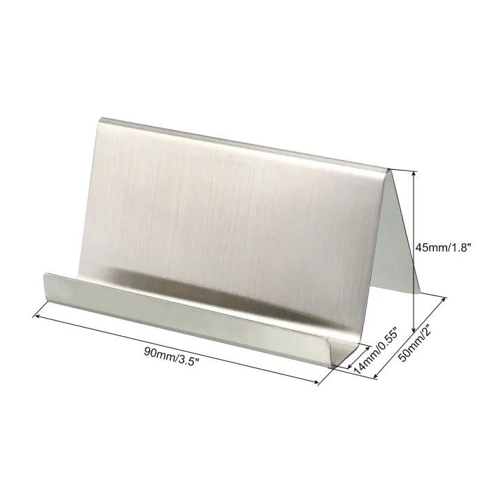1/2Pcs%20Business%20Card%20Holder%20Brushed%20304%20Stainless%20Steel%20Desktop%20Name%20Cards%20Display%20Stand%20for%20Office%20Desk%20-%20Image%203