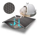 Cat Litter Mat EVA Double Layer Cat Litter Mat Cat Litter Basin Sand Falling Mat Eva Cat Litter Mat Cat Nest Mat Pet Mat. 