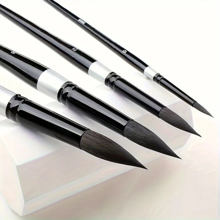 7Pcs%20Squirrel%20Hair%20Brush%20Set%20-%20Round/Pointed%20Tips%20for%20Gouache/H2O%20%7C%20Beginner%20Artist%20Kit%20W/Wood%20Handle%20(No%20Shed)%20-%20Image%205