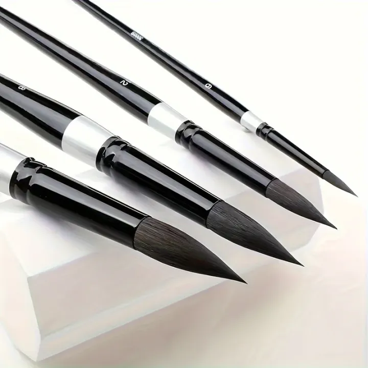 7Pcs%20Squirrel%20Hair%20Brush%20Set%20-%20Round/Pointed%20Tips%20for%20Gouache/H2O%20%7C%20Beginner%20Artist%20Kit%20W/Wood%20Handle%20(No%20Shed)%20-%20Image%205