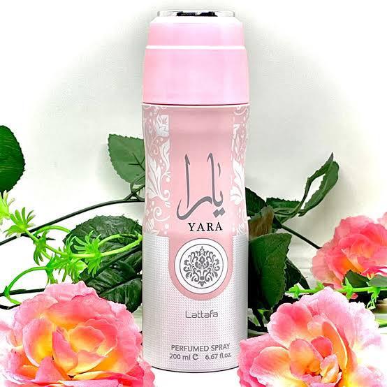 Original Lattafa Yara Deodorant Body Spray 200 ML