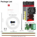 NEJE A40640 Laser Module Kit PWM/TTL 450nm 80W Laser Head Built-in Double Diodes for Stainless Steel Engraving Wood Cutting Tool. 