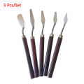 1/3/5/7Pcs/Set Stainless Steel Oil Painting Knife Artist Spatula Art Tools stationery Cake baking supplies painting drawing cute. 