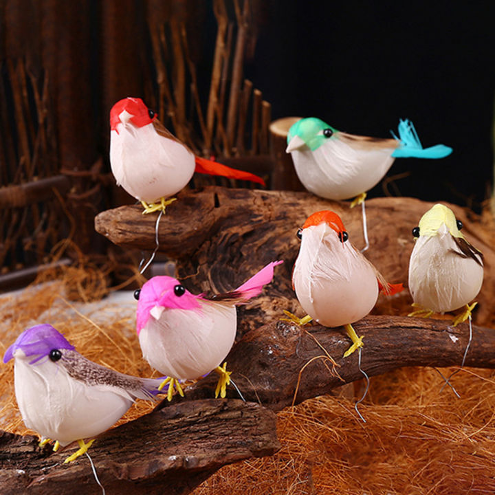 24pcs%20Simulation%20Birds%20Mini%20Artificial%20Foam%20Feather%20Birds%2010*%206cm%20DIY%20Pollution-free%20Crafts%20Ornament%20Home%20Garden%20Decor%20Gift%20-%20Image%206
