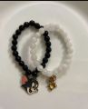 Tom and jerry couple bracelet long distance couple bracelet friendship braclet best friend bracelet duo braclet. 