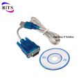 USB to RS232 Serial Port 9 Pin DB9 Cable Serial COM Port Adapter Convertor Blue.