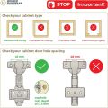Hydraulic kitchen cabinet hinges 3D. 