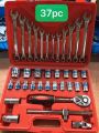 RATCHET WRENCH SOCKET AND KEY SET 37PCS. 