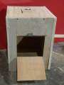 Breeding Box for Lovebirds 7x8x10 in ( Mango Wood) with ( Double Side Doors ) birds cage/ folding cage. 
