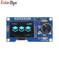 Estardyn 1.3" OLED Module SH1116 Drive / EC11 Encoder | White/Blue Display | I2C Interface | HD Screen for DIY Projects. 
