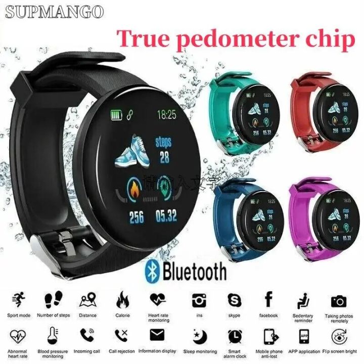 True Pedometer Chip Intelligent Wristband Screen Heart Rate Blood