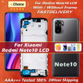 6.43" Super Amoled For Xiaomi Redmi Note 10 LCD Display With Touch Screen Digitizer Assembly For Redmi Note10S M2101K7AG Display. 