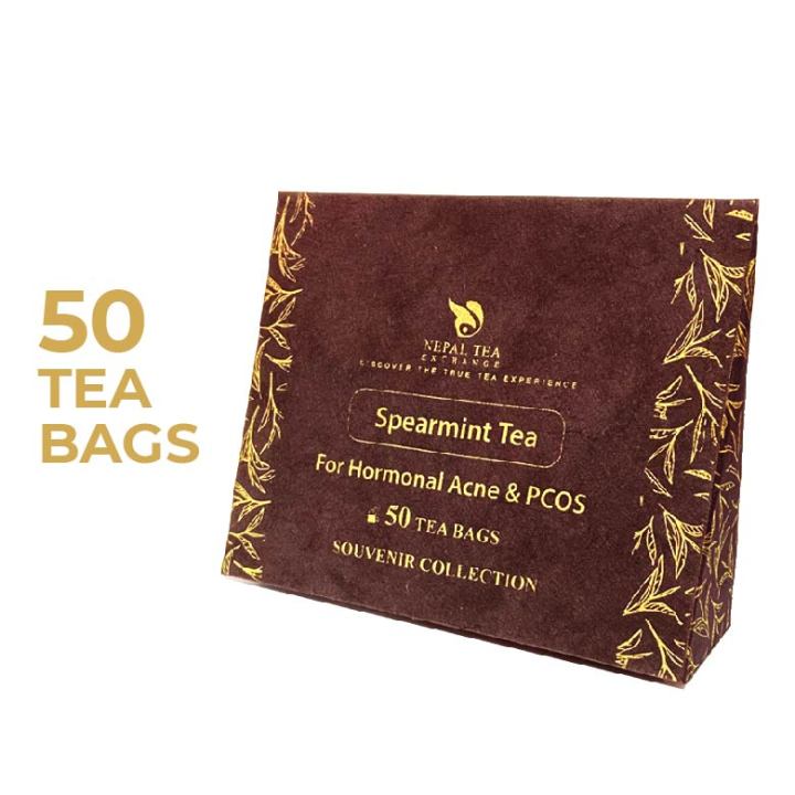 Spearmint Tea - 50 Tea Bags - Nepal Tea Exchange - Souvenir Collection