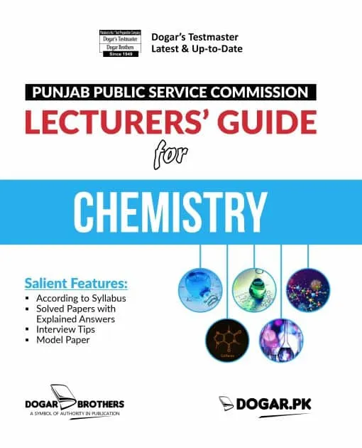 Dogar Pypar Dogar Lecturer Guide for Chemistry MCQs 2026 Edition | Daraz.pk