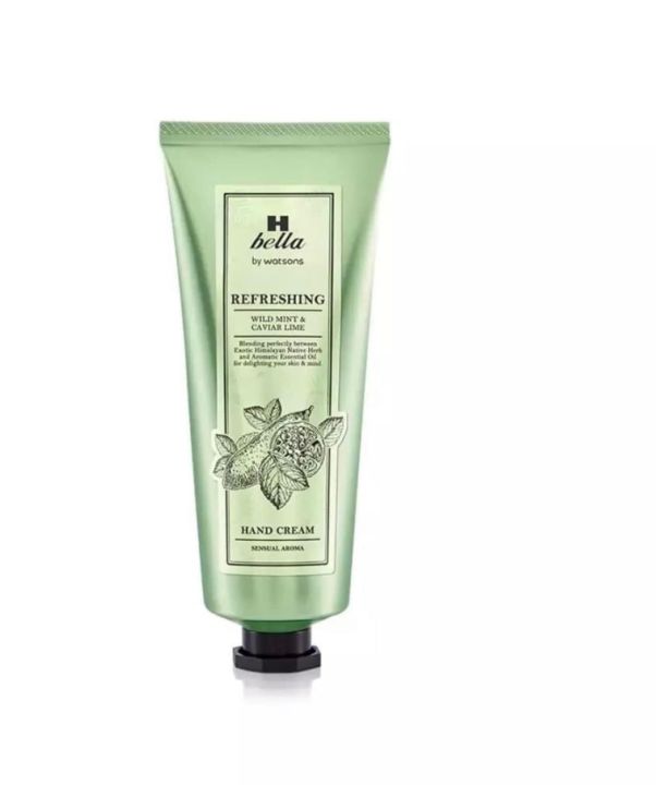 Watson Bella မှ လက်မစီးကပ်တဲ့ hand cream 80ml big size, Sensual Aroma *Made in Thailand