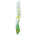 Ceramic knives have sharp blades made from a material called zirconia. They're lightweight, stay sharp for a long time, and are resistant to rust. However, they can be brittle and may chip or break if not handled carefully.. 