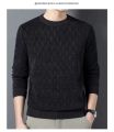 Spring Autumn 100% Pure Merino Wool Pullover Sweater Men O-neck Long-sleeve Cashmere Knitwear Female Clothing Grace.