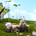 1pc Tree Stump Bridge Model Mini Resin Fairy Garden Miniatures DIY Doll House/ Terrarium/ Succulents/ Micro Landscape Decoration. 
