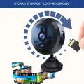 Wireless Mini WiFi Security Camera with Night Vision Motion Detection Rechargeable Battery Easy to Mount and.