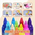 YPLUS Acrylic Paint Pens for Kids, Permanent Fabric Markers Waterproof, Acrylic Markers Painting for Rock Clothes Wood and More - 8 Colours. 