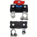 Car Battery Cut Off Switch Disconnect Isolator Cut-off Power Cutoff Switch Car Battery Power Terminal Link Switch Off Parts.
