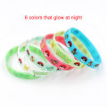 Pokemon Luminous Bracelet Anime Pocket Elf Pikachu Cartoon Silicone Glow In The Dark Wristband Kids Cosplay Accessoires Toys. 