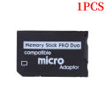 1-20PCS Support Memory Card Adapter SD Card To Memory Stick Adapter For PSP SD Card 1MB-128GB Memory Stick Pro Duo.