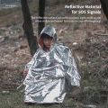 Emergency Raincoat Poncho Waterproof Rainwear Blanket Survival Camping Equipment Cold Insulation Rainwear Camping Equipment.