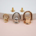 Hardware Accessories D-shaped Ring Bag Side Clip Buckles Metal Buckle Handbag Chain Handles Connector Bag Strap.