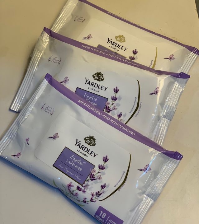 10%20sheets%20of%20natural%20fragrance%20in%20very%20beautiful%20and%20cute%20packaging%20Yardley%20moisturizing%20and%20rejuvenating,%20fine%20fragrance%20wipes,%20lavender%20with%20no%20alcohol,%2010%20wipes%20per%20packaging.%20-%20Image%205