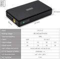 Mini UPS Battery Backup Uninterruptible Power Supply for Router, Modem, Security Camera, Built-in 10000mAh. 