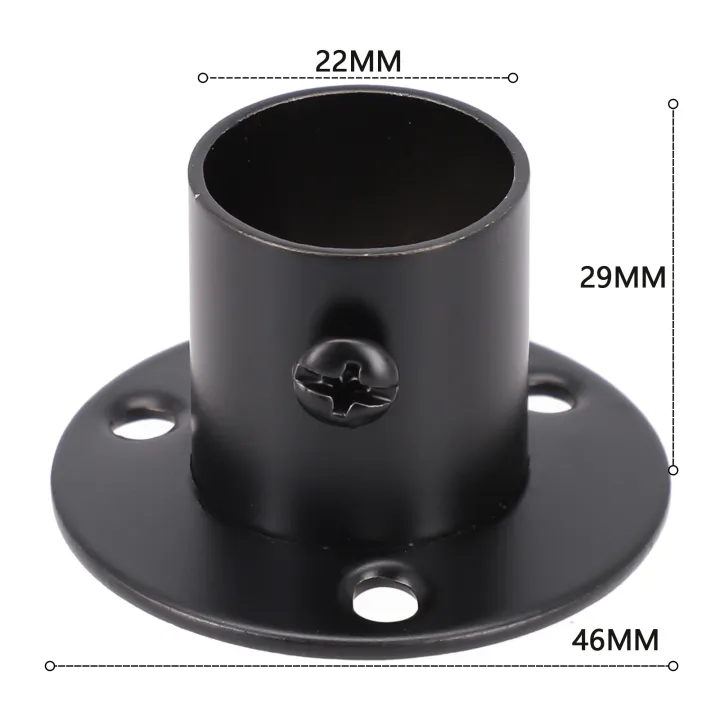 2Pcs%20Tube%20Support%20Closet%20Bar%20Stands%20Wardrobe%20Hanging%20Rail%20Rod%20Pole%20Socket%20End%20Support%20Bracket%20Flange%20Holders%2019-%2032mm%20Hardware%20-%20Image%204