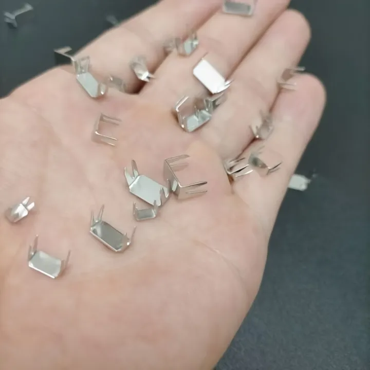 20PCS%205#%20Zipper%20Stop%20Metal%20Clasp%20Claw-Style%20Tail%20Four-Claw%20End%20Zipper%20Head%20Tail%20Regulation%20Four-Claw%20Code%20Card%20Stop%20-%20Image%203
