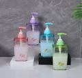Acrylic Soap & Shampoo Dispenser – 1 Pc Transparent Purple Bottle for Bathroom or Kitchen Use.