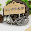 Women's Earrings Snake Pendant Vintage Boho Blue Stone Turquoise Ear Women Wholesale Mixed Ethnic Jewelry Sets Party .