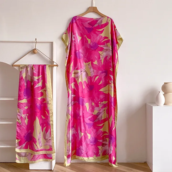 Vorix%202025%20New%20Rayon%20Fashion%20Oversize%20African%20Women%20Clothing%20Dubai%20Dashiki%20Abaya%20Free%20Size%20Print%20Design%20With%20Scarf%20Loose%20Long%20Dress%20-%20Image%207