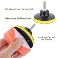 3inch Car Polishing Disc 6/7/8/11Pcs/Set Self-Adhesive Wool Wheel Polishing Pad Waxing Sponge For Car Polisher Drill Adapter. 