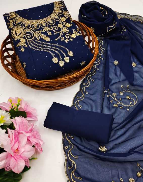 All new Pakistani design three piece collection.