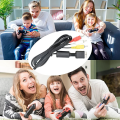for PS3 PS2 PS1 PlayStation 6ft/1.8M AV Cable Splitter RCA Audio Video Extend Cord to Monitor TV RCA Wire Converter Adapter. 