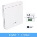 WiFi Smart Switch App Remote Alexa Voice Control Can Be Connected to Double Control Switch Cassette Breaker. 