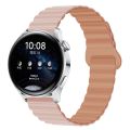 Silicone Magnetic Loop For Samsung Galaxy watch 6 5 pro 4 Classic active 2 link band bracelet huawei GT 2-2e 3-4 20mm 22mm strap. 