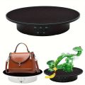 360 Degree Electric Rotating Turntable, Rechargeable Low Noise Adjustable Smooth Rotation Non-Slip Display Stand.
