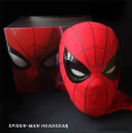 Mascara Spiderman Headgear Mask Cosplay Moving Eyes Electronic Mask Spider Man 1:1 Remote Control Elastic Toys Adults Kids Gift. 