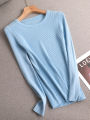 winter clothes Knitted woman sweaters Pullovers spring Autumn Basic women's jumper Slim women's sweater cheap pull long sleeve.