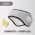 Soundproof Sleeping Earmuffs Snore Isolation Noise Plush Blindfold Eyes Bandage For Office Dorm Travel Lunch Breaks.