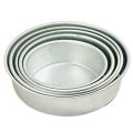 5-Piece Aluminum Cake Tray Set with Various Sizes. 