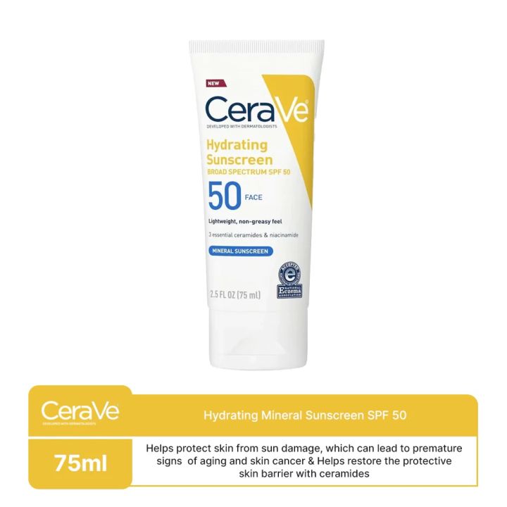 CeraVe%20Hydrating%20Mineral%20Sunscreen%20Broad%20Spectrum%20SPF%2050%20Face%20Lotion%20-%2075ml%20-%20Image%202